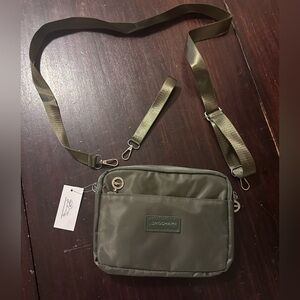 Longchamp Khaki Messenger Bag